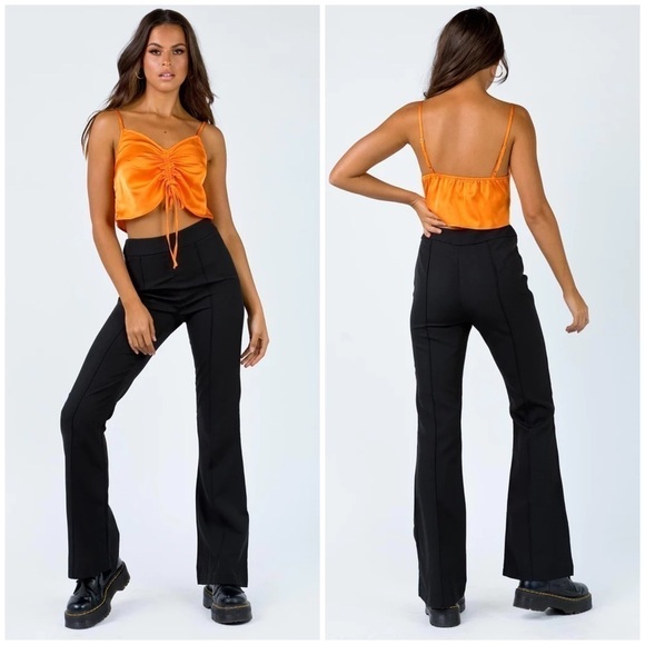 PRINCESS POLLY Jensen Pants Black - Picture 2 of 6